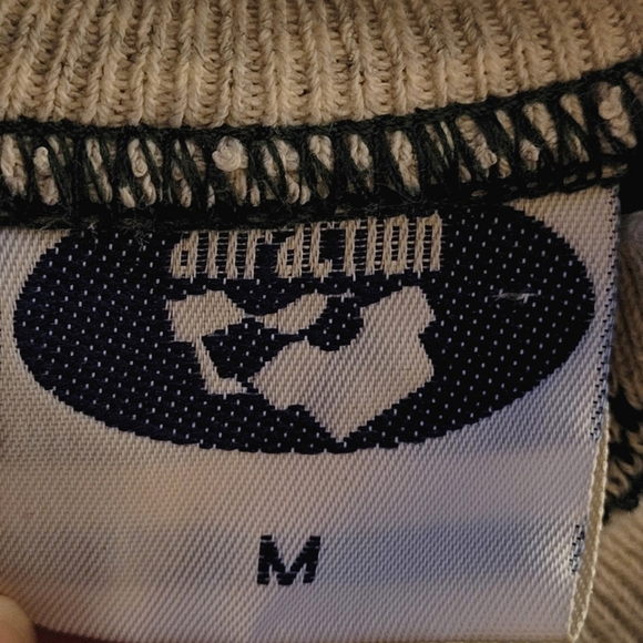 Vintage Parc Safari green long sleeve mock neck sweater- size medium - Picture 4 of 9